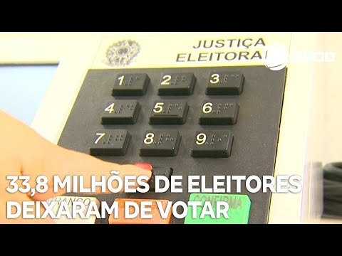 33,8 milhões de eleitores deixaram de votar