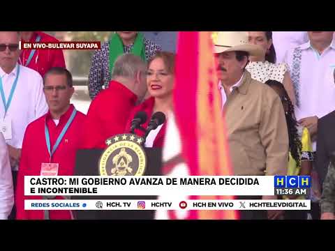 Discurso de la Presidenta Castro en la celebración del segundo aniversario de gobierno