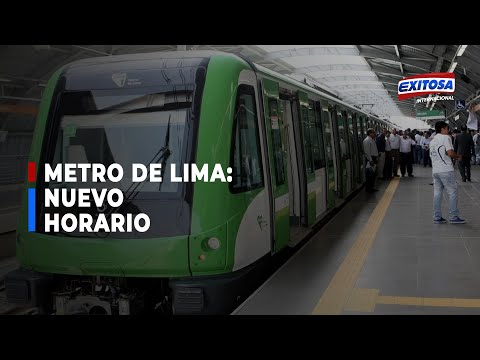 Metro de Lima estrena nuevo horario rumbo a la nueva normalidad