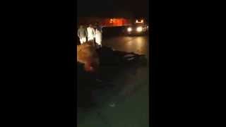 فيديو:حادث تصادم مع مجموعة جمال سائبة