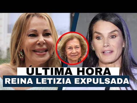 EL dia que ANA OBREGON EXPULSO A LA REINA LETIZIA DE EVENTO EN DEFENSA DE LA REINA SOFI?A