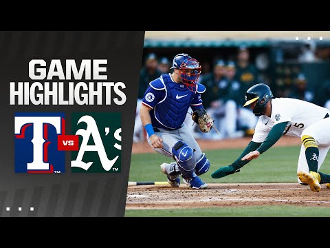Rangers vs. As Game Highlights (5/6/24) | MLB Highlights
