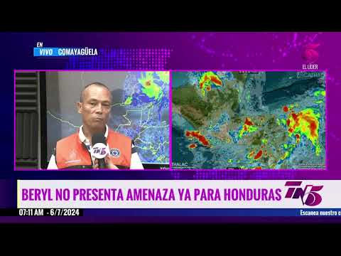 Beryl no presenta amenaza ya para Honduras