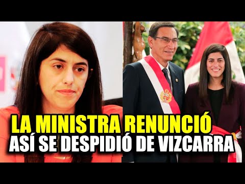 ASÍ SE DESPIDIÓ MARIA ANTONIETA ALVA DE VIZCARRA, EL MINISTERIO DE ECONOMÍA Y EL PERÚ