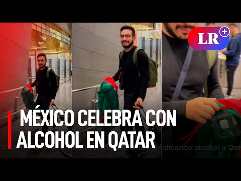 Hinchas mexicanos burlan seguridad en Qatar e ingresan alcohol