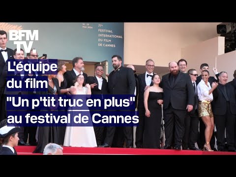 Festival de Cannes: l'équipe du film Un p'tit truc en plus d'Artus monte les marches