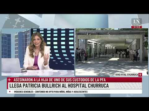 Llega Patricia Bullrich al Hospital Churruca