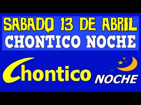 CHINTICO NOCHE Resultado SABADO 13 De ABRIL De 2024
