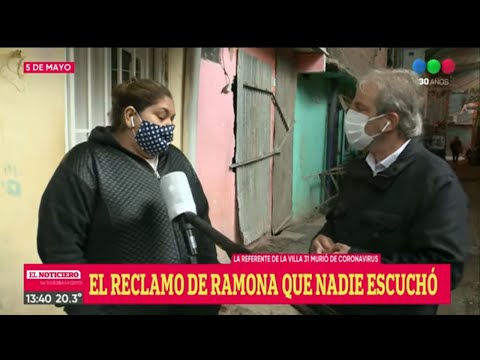 Coronavirus: Murió RAMONA MEDINA, una referente social del Barrio 31 - El Noti de la Gente