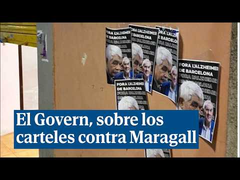 El Govern, sobre los carteles contra Maragall por el alzhéimer: En política no vale todo