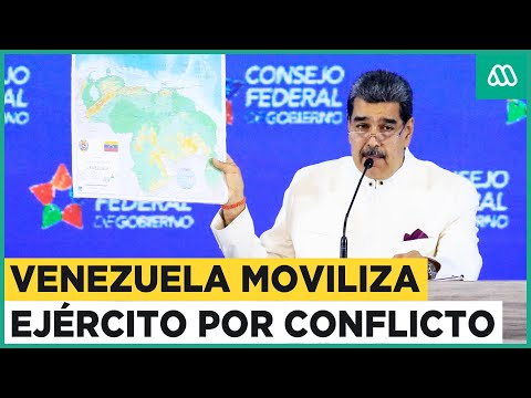 Venezuela moviliza su ejército por territorio en conflicto con Guyana