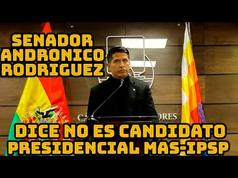 SENADOR ANDRONICO RESPONDE EXVICEPRESIDENTE  ALVARO GARCIA LINERA Y RESPETA LA ORGANIZACIÓN MAS-IPSP