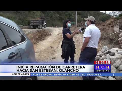 Avanza rehabilitación de vías en San Esteban #HCHenOlancho
