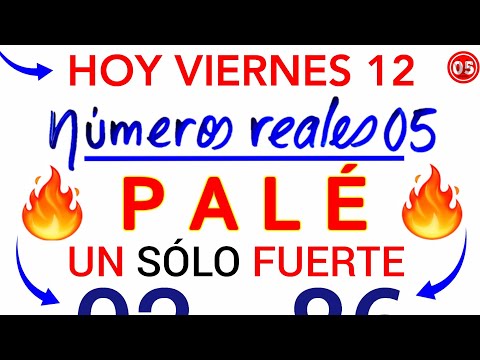 Qué PALÉ y SÚPER que SALEN hoy VIERNES 12 de JULIO/ PALÉ y SÚPER que MÁS SALEN éste DÍA/ PALÉ de HOY