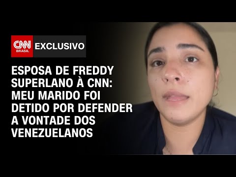 Esposa de Freddy Superlano: Meu marido foi detido por defender a vontade dos venezuelanos| CNN ARENA