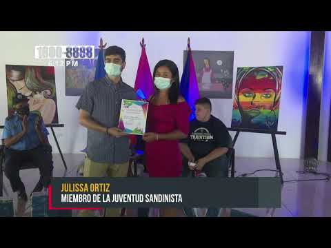 Jóvenes sandinistas reciben reconocimiento por su labor en barrios de Managua - Nicaragua