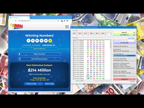 Ganar MEGA MILLIONS con Pronóstico de Números y Método de la División - How to Win the Lottery