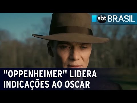 Oppenheimer, de Christopher Nolan, lidera lista de indicados ao Oscar 2024 | SBT Brasil (23/01/24)