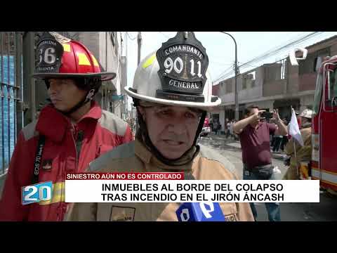 Cercado de Lima: inmueble del Jr. Áncash donde se generó incendio no tenía licencia