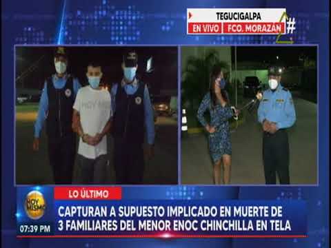 Capturan a presunto implicado en el caso de Enoc Pérez Chinchilla