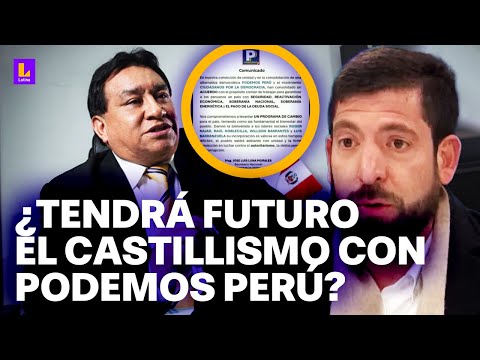 Nueva alianza entre Podemos Perú y movimiento de exabogado de Castillo, con miras a elecciones 2026