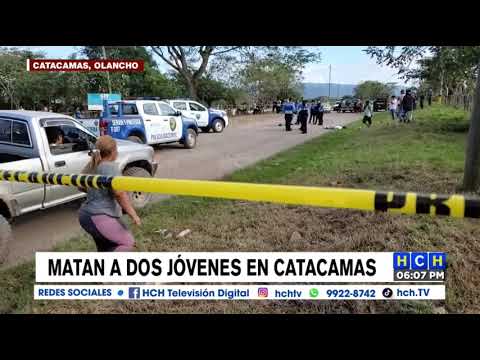 Dos personas fueron asesinadas en la carretera a San Pedro de Catacamas
