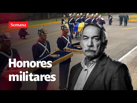 Honores Militares al general (r) Ricardo Diaz quien falleció de manera sorpresiva | Semana Noticias