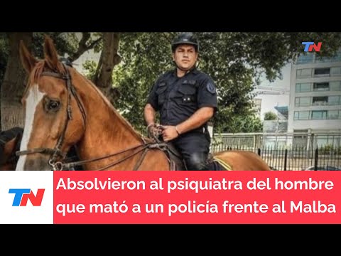 CRIMEN POLICÍA ROLDÁN: Absolvieron al psiquiatra del hombre que mató a un policía frente al Malba