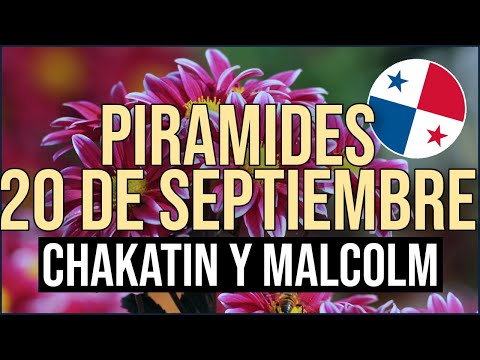 Pirámide Lotería de Panamá Miércoles 20 de Septiembre 2023  Pirámide de Chakatin y Malcolm Ramos