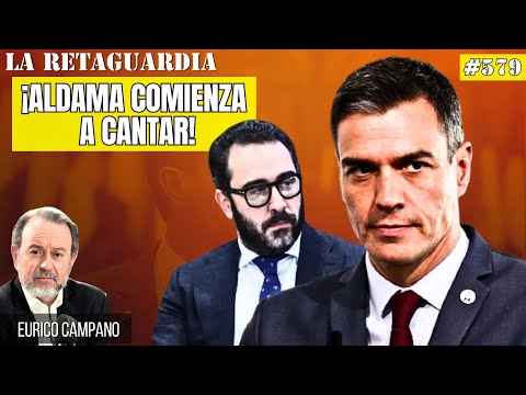 ¡Aldama comienza a cantar y a Sánchez se le van poniendo la cara y el traje a rayas!