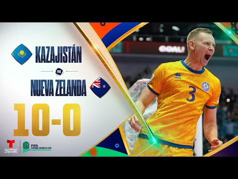 Highlights & Goles: Kazajistán vs. Nueva Zelanda 10-0 | Copa Mundial de Futsal 2024