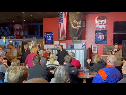 DeSantis makes final Iowa campaign stop before caucuses in Cedar Rapids