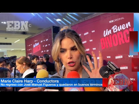 MARIE CLAIRE HARP regreso el anillo de compromiso a JOSÉ MANUEL FIGUEROA , aun se están viendo