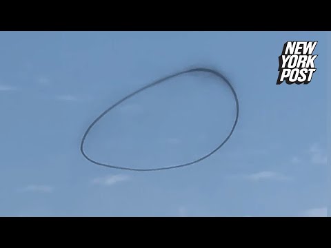 ‘Crazy’ mysterious black ring appears in the sky above Virginia: ‘What the…?’