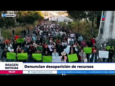 Trabajadores de Nayarit denuncian la desaparición de recursos