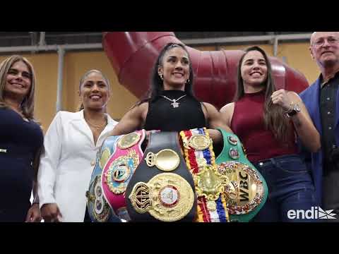 “Viva Puerto Rico”: Amanda Serrano llega como campeona mundial indiscutible