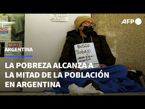 La pobreza se dispara y alcanza a la mitad de la población de Argentina | AFP