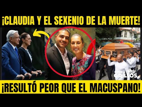 PEOR que OBRADOR: ¡SHEINBAUM ARRANCA con un BAÑO de SANGRE! ¡ESTO es GRAVÍSIMO! | Cena de Grillos