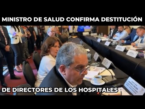 SE CONFIRMA LA DESTITUCIÓN DE DIRECTORES Y GERENTES DE LOS HOSPITALES DE GUATEMALA