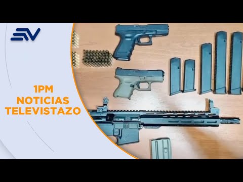 La Fiscalía presentó armas usadas para asesinar al fiscal César Suárez | Televistazo | Ecuavisa