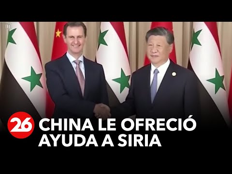 CHINA |  El presidente chino Xi Jinping le ofreció ayuda al gobierno sirio
