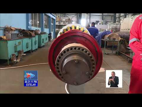 Ejecutan en Cuba reparaciones de avería en rotor de la turbina de Bioeléctrica