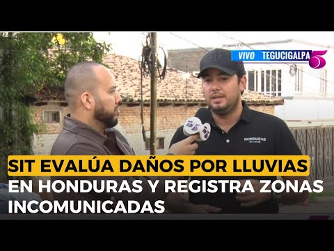 SIT evalúa daños por lluvias en Honduras y registra zonas incomunicadas