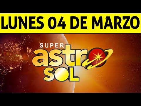 Resultado de ASTRO SOL del Lunes 4 de Marzo de 2024  SUPER ASTRO