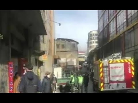 Calle Honda de La Paz cerrada por incendio
