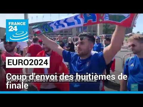 Euro 2024 : coup d'envoi des huitièmes de finale avec Suisse-Italie et Allemagne-Danemark