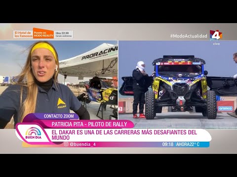 Buen Día - Patricia Pita: Primera mujer uruguaya en correr un Dakar