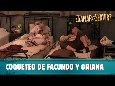 Coqueteo de Facundo y Oriana | ¿Ganar o Servir? | Canal 13