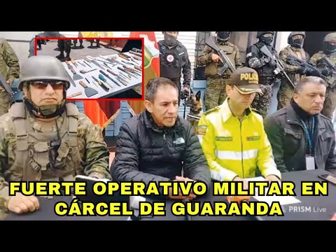 Intervención Militar en la Cárcel de Guaranda en Bolívar
