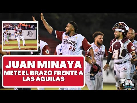 Juan Minaya frena en seco a las Águilas | LIDOM | Béisbol Global
